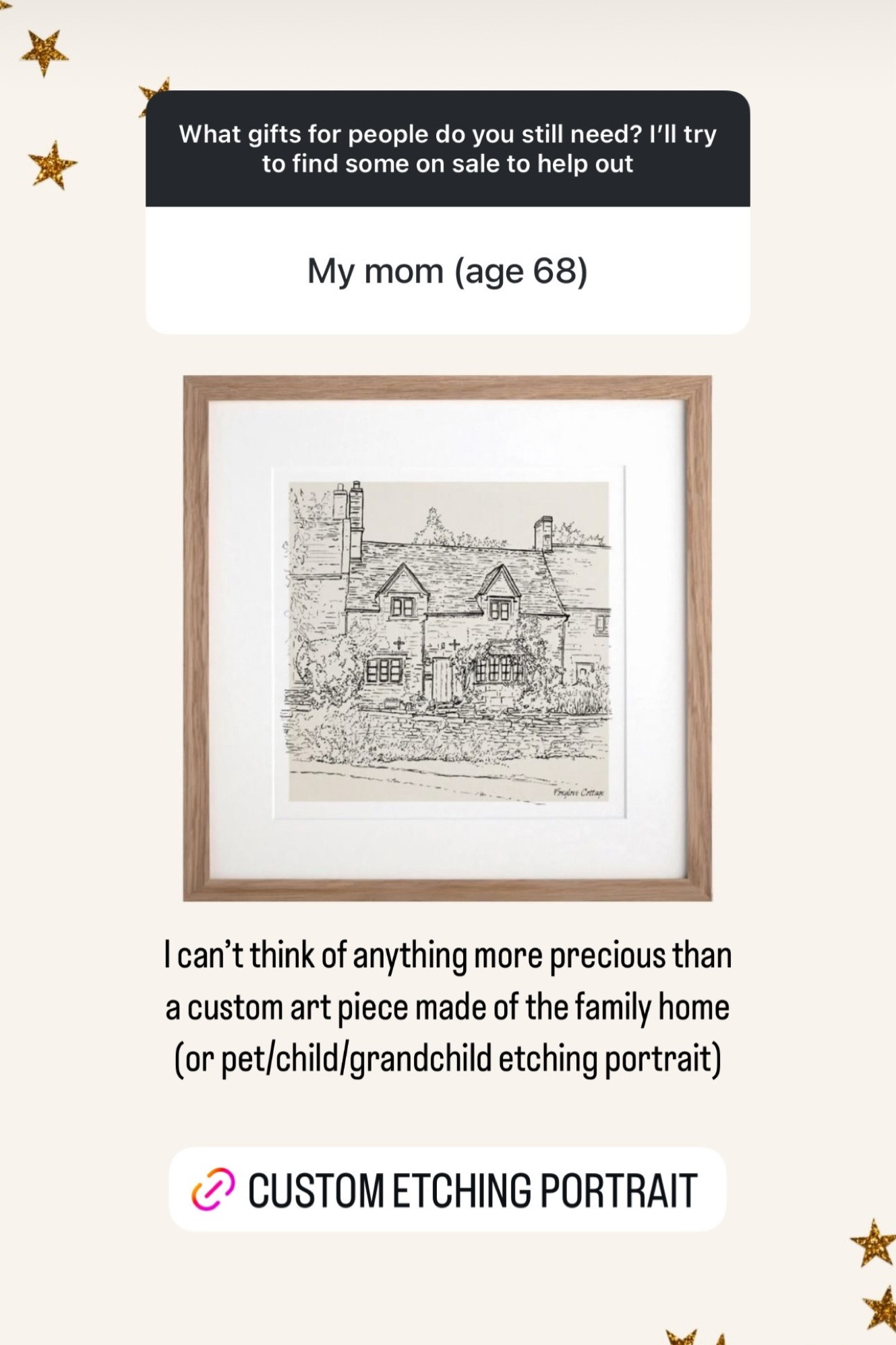 Sentimental gift!!🎁

Gift idea, gift guide for her, parents, grandparents 

#LTKHoliday #LTKGiftGuide