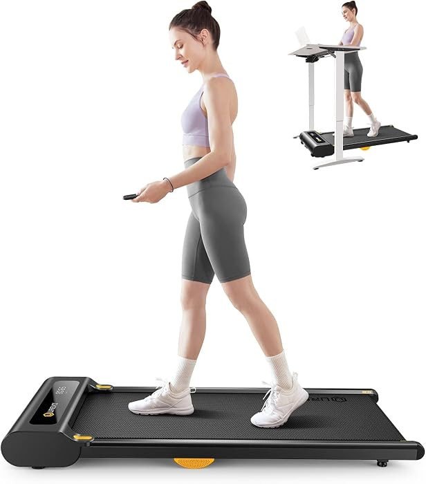 Urevo SpaceWalk Lite Walking Pad, Under Desk Treadmill, Remote Control | Amazon (UK)