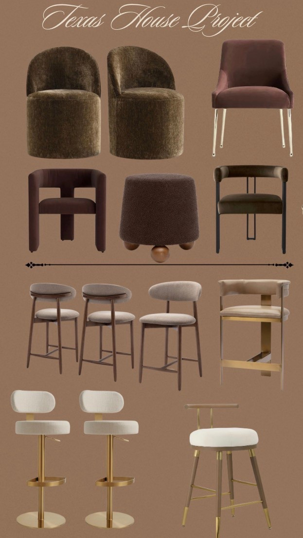 Texas House Project Dining Chairs and Counter Stools 

#LTKHome
