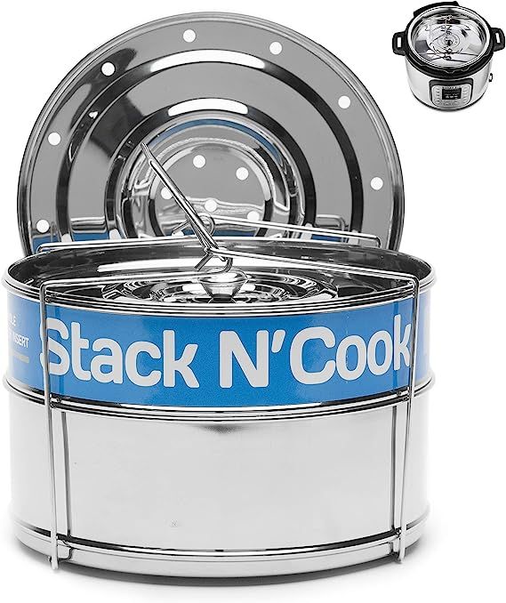 Original Stack N’ Cook Stackable Insert Pans - 6, 8 Qt Electric Pressure Cooker - Accessories f... | Amazon (US)