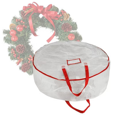 Elf Stor Wreath Deluxe Storage Bag- White | Target