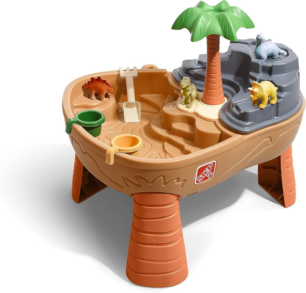 Amazon.com: Step2 Dino Dig Sand and WaterTable, Kids Activity Sensory Playset, Summer Outdoor Toy... | Amazon (US)