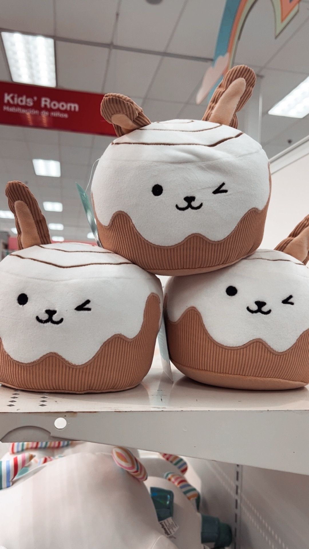 These weighted bunny cinnamon roll plushies are on sale for only $5! The pink macaron is also $5. These would be cute in an Easter basket if you wanted to save it for Easter. Gift ideas, weighted plushies, Target, Target deals  

#LTKHoliday #LTKGiftGuide #LTKSaleAlert