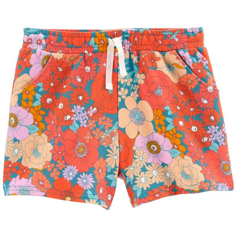 Floral Pull-On French Terry Shorts | Carter's