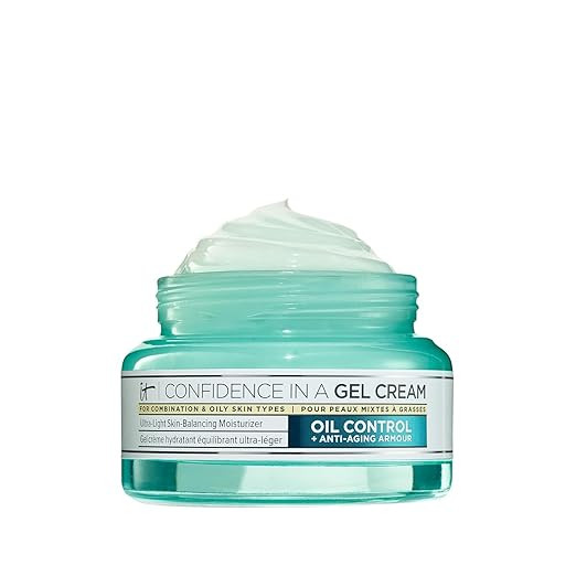 IT Cosmetics Confidence in a Gel Cream Oil Control - Hydrating Oil-Free Face Moisturizer - Reduce... | Amazon (US)