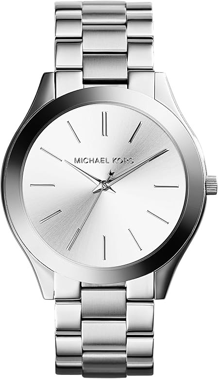 Michael Kors Slim Runway Women's Watch, Stainless Steel Bracelet Watch for Women | Amazon (US)