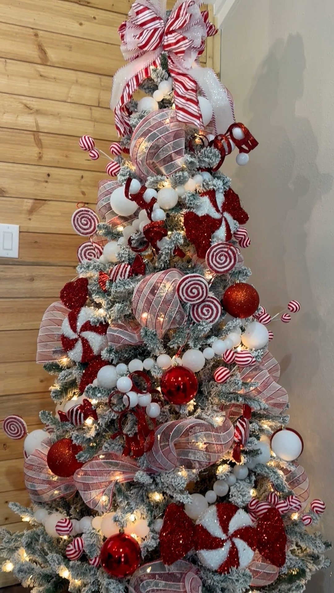 Every year I do a second tree that is peppermint themed! My tree is $79 at Walmart!! #christmastree 

#LTKSaleAlert #LTKHoliday