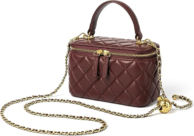 This quilted mini bag looks so luxe ❤️ Loving the structured shape, gold chain detail, and rich wine color. Such a chic everyday bag — and it comes in 6+ gorgeous colors!

#AmazonFinds #QuiltedBag #MiniBag #CrossbodyBag #HandbagStyle #LuxuryInspired #EverydayStyle #BurgundyBag #LTKStyle #LTKFinds #AffordableFashion #BagLover #ChicStyle #DesignerInspired #FashionFinds 

 #LTKU