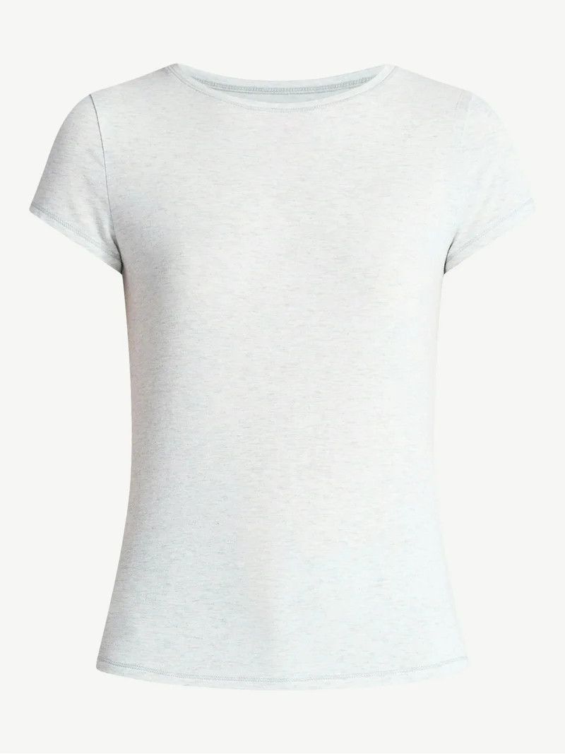 No Boundaries Crew Neck Tee with Short Sleeves, 1 or 3-Pack, Women’s | Walmart (US)