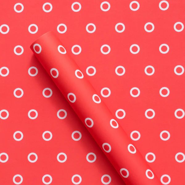 Do Say Give Double Sided Gift Wrap - Dots | Joy Creative Shop