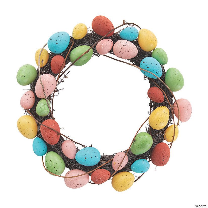 Colorful Easter Egg Wreath | Oriental Trading Company