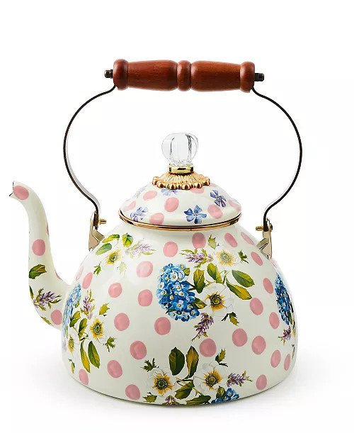 MacKenzie-Childs Wildflowers 3-Quart Tea Kettle - Macy's | Macy's