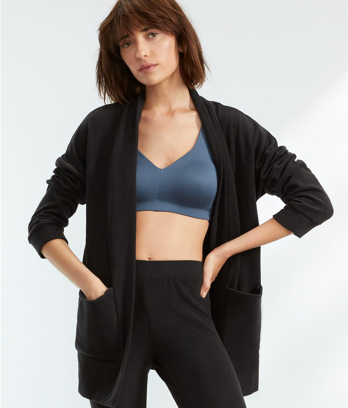 Work Hard Chill Hard Fleece Pajama Set | Bare Necessities