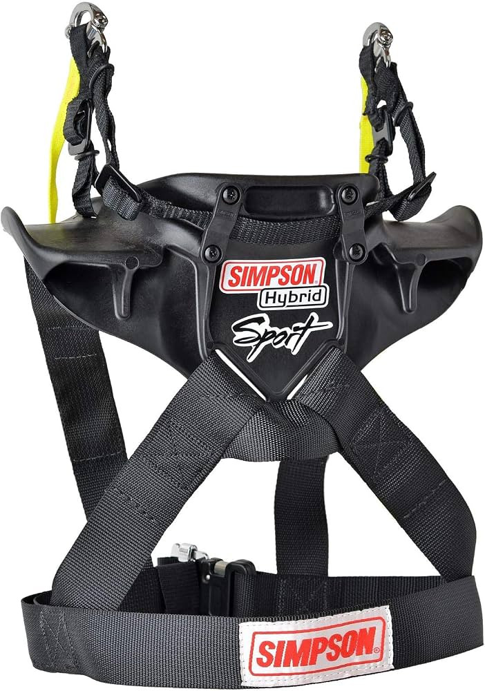 Simpson Hybrid Sport Head Restraint with Quick Release Tethers and D-Ring kit - Large | Amazon (US)