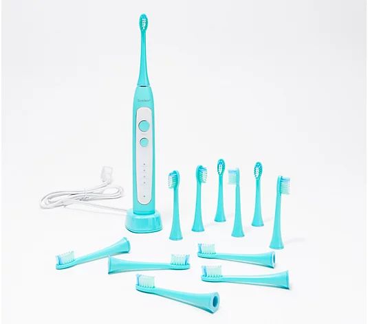 Soniclean Pro 4800 Rechargeable Toothbrush with 12 Brush Heads - QVC.com | QVC