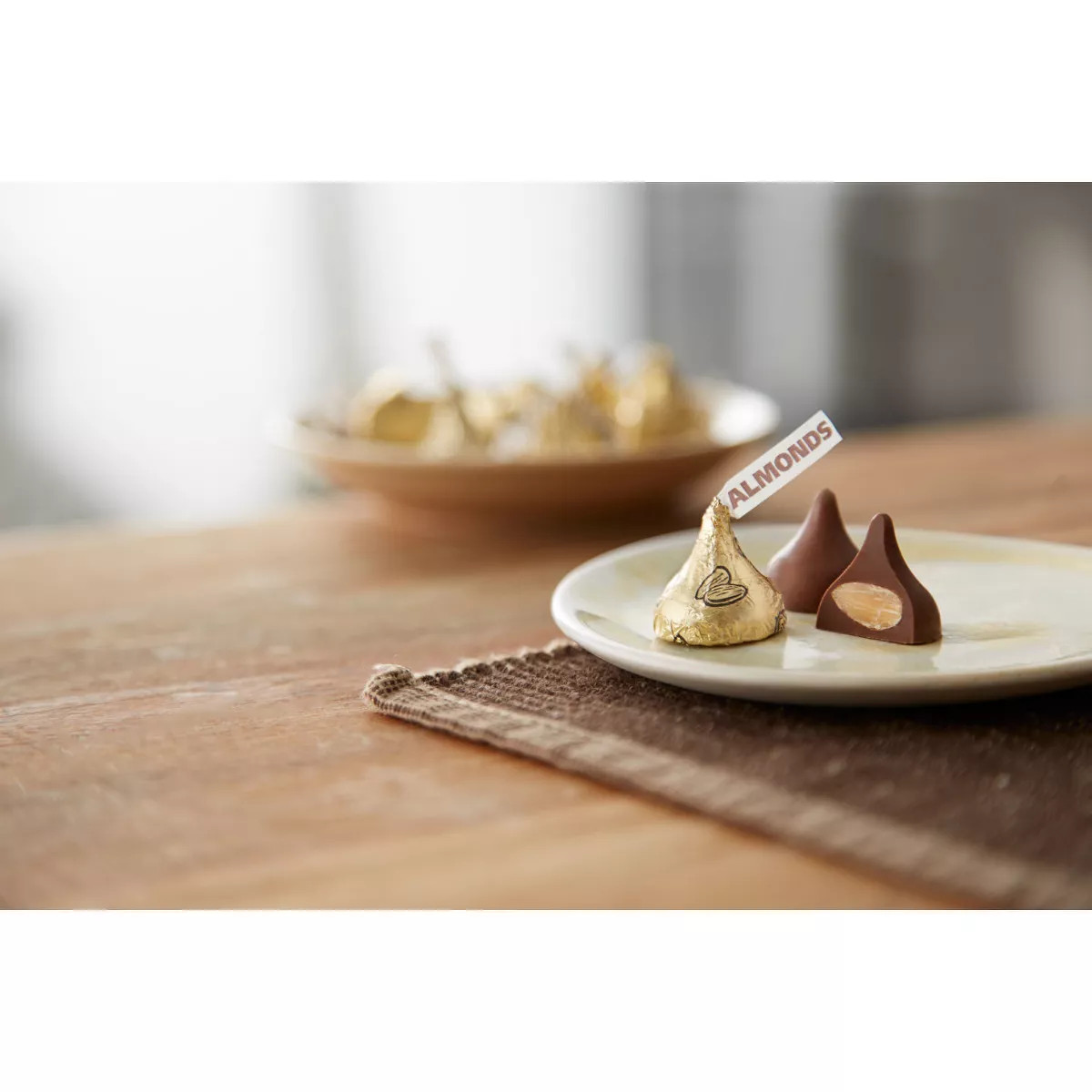 Hershey's Kisses Almond Chocolate Candy - 10oz | Target