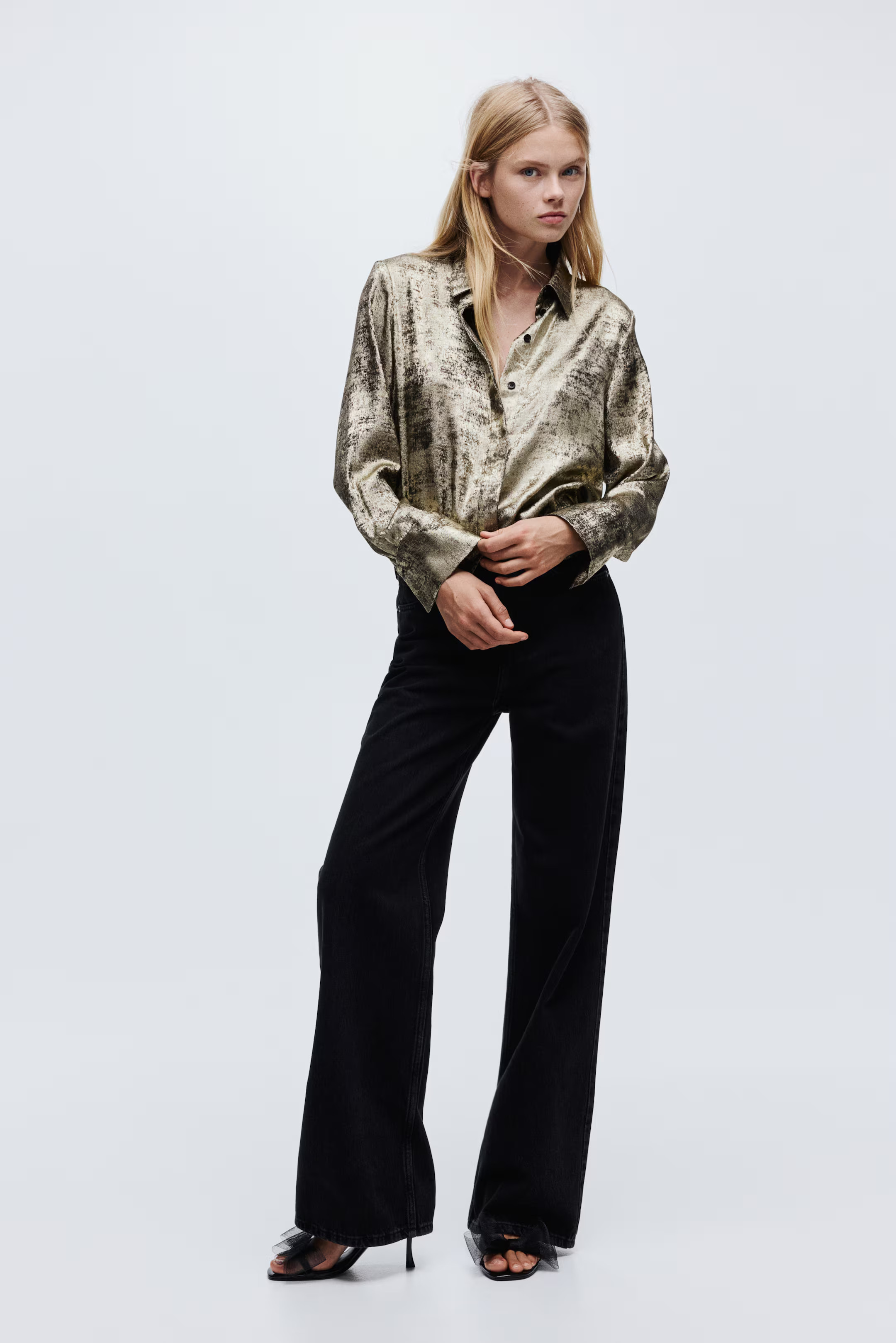 Satin Shirt | H&M (US + CA)