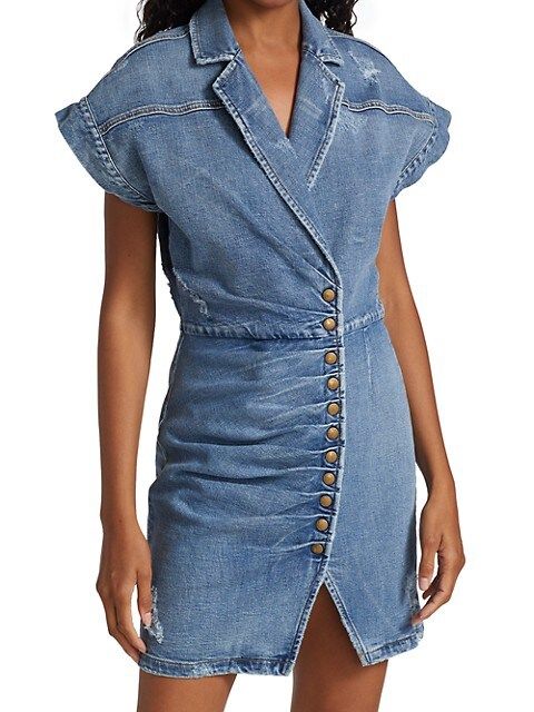 Gia Fitted Denim Dress | Saks Fifth Avenue