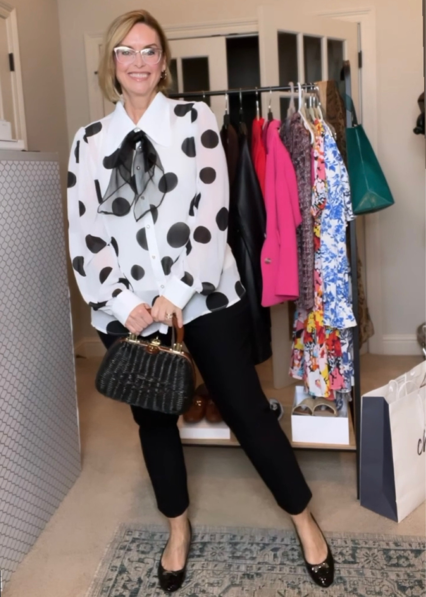 Trying the polka dot trend this spring!