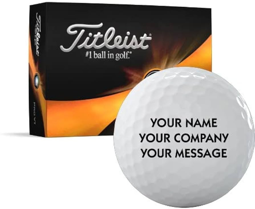 Titleist 2023 Pro V1 Personalized Golf Balls | Amazon (US)
