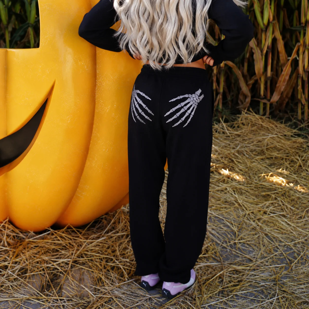 Metallic Skeleton Jogger | SuzieB Fitness