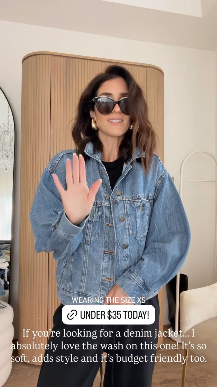 If you are looking for a denim jacket… I absolutely love the wash on this one! Its so soft, adds style and its budget friendly too  

#LTKSeasonal #LTKootd #LTKgrwm