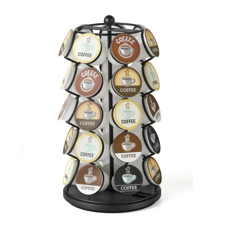 Nifty Solutions Coffee Pod Carousel – Compatible with K-Cups, 35 Pod Capacity, Black | Walmart (US)