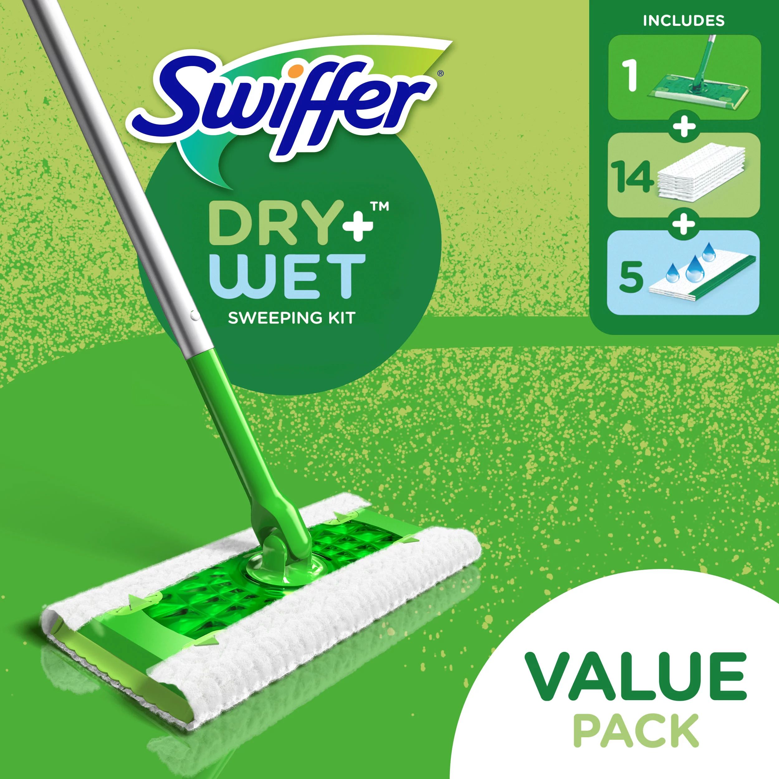 Swiffer Sweeper Starter Kit (1 Mop Kit, 19 Pad Refills) - Walmart.com | Walmart (US)