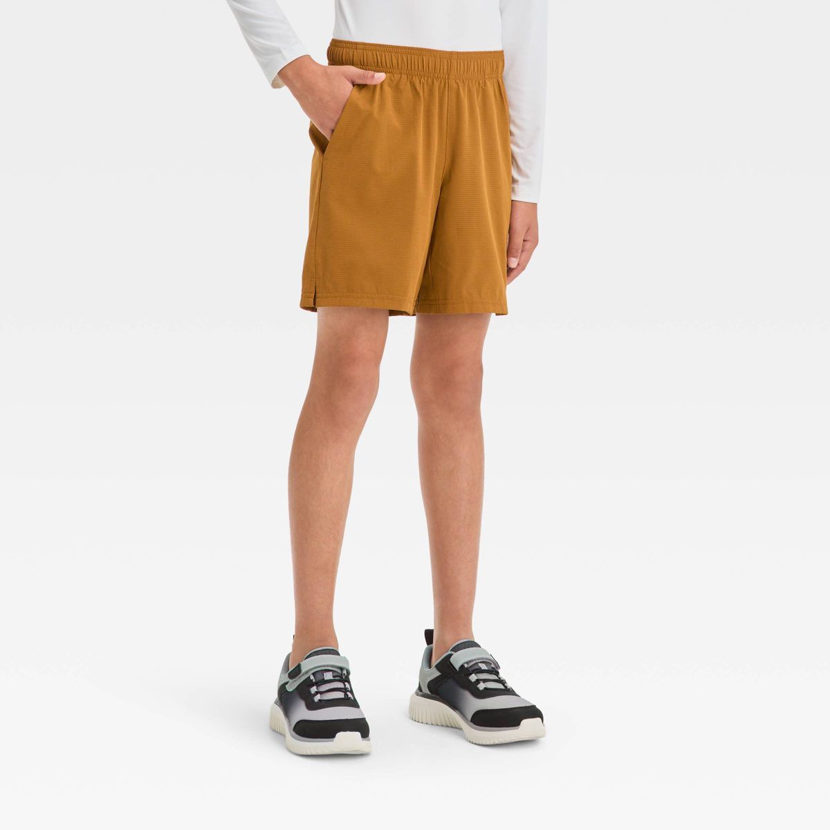 Boys' Woven Shorts - All In Motion™ Mustard Yellow M | Target