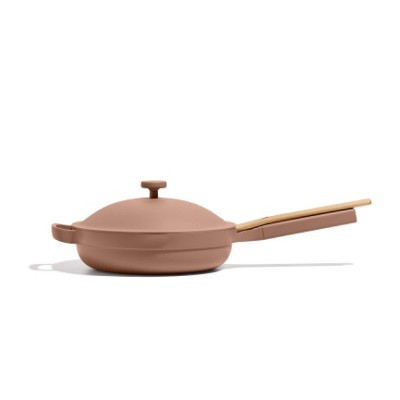 Our Place 2.6qt 10.5" Ceramic Nonstick Always Pan 2.0 - Spice: Induction & Oven Safe, Includes Lid, Steamer Basket, Spatula | Target