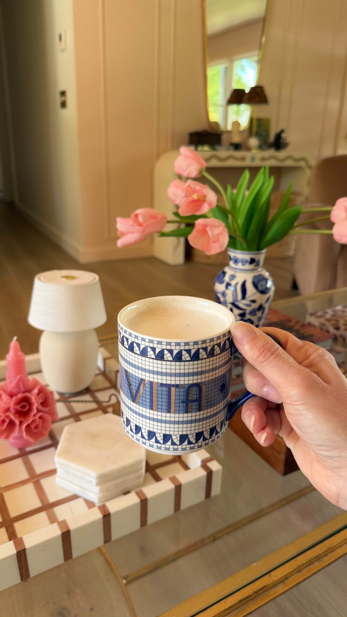 Yet another cup of tea before I get going for the day. 🫖🌷✨

#LTKHome #LTKmorningroutine