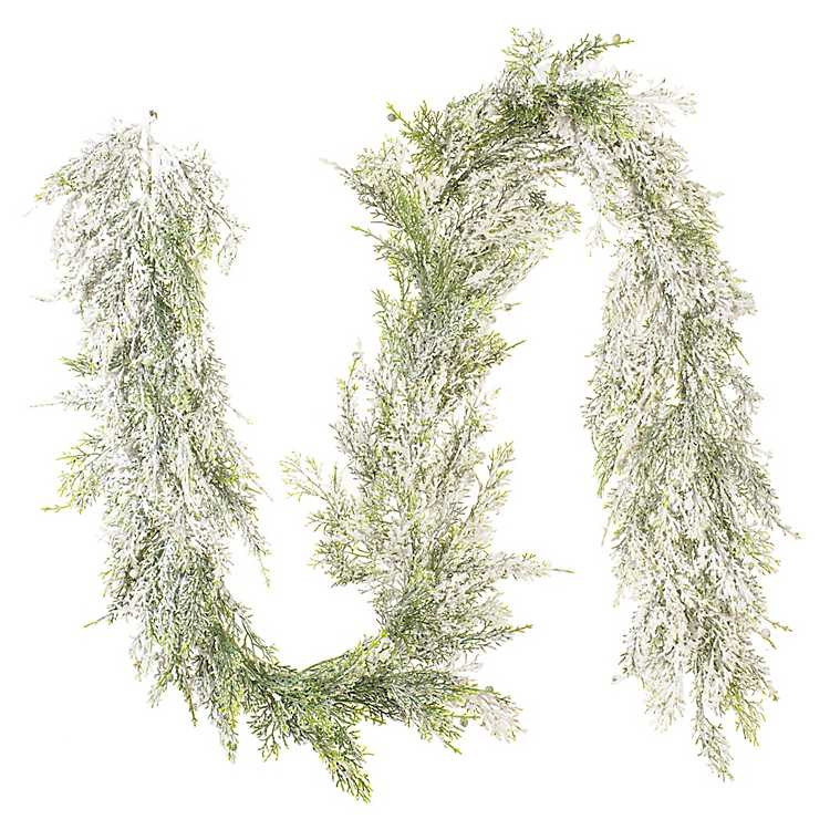 Snowy Cedar Garland, 75 in. | Kirkland's Home