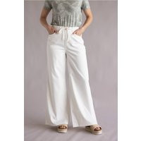 Judy Blue White Featherweight Palazzo Jeans for Women in White | Glik's