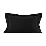 LilySilk Envelope Closure Natural Silk Pillowcase, Standard, Black | Amazon (US)