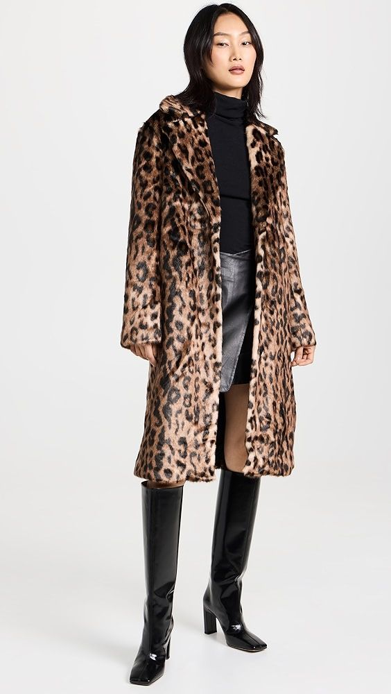 Apparis Tikka Leopard Coat | Shopbop | Shopbop