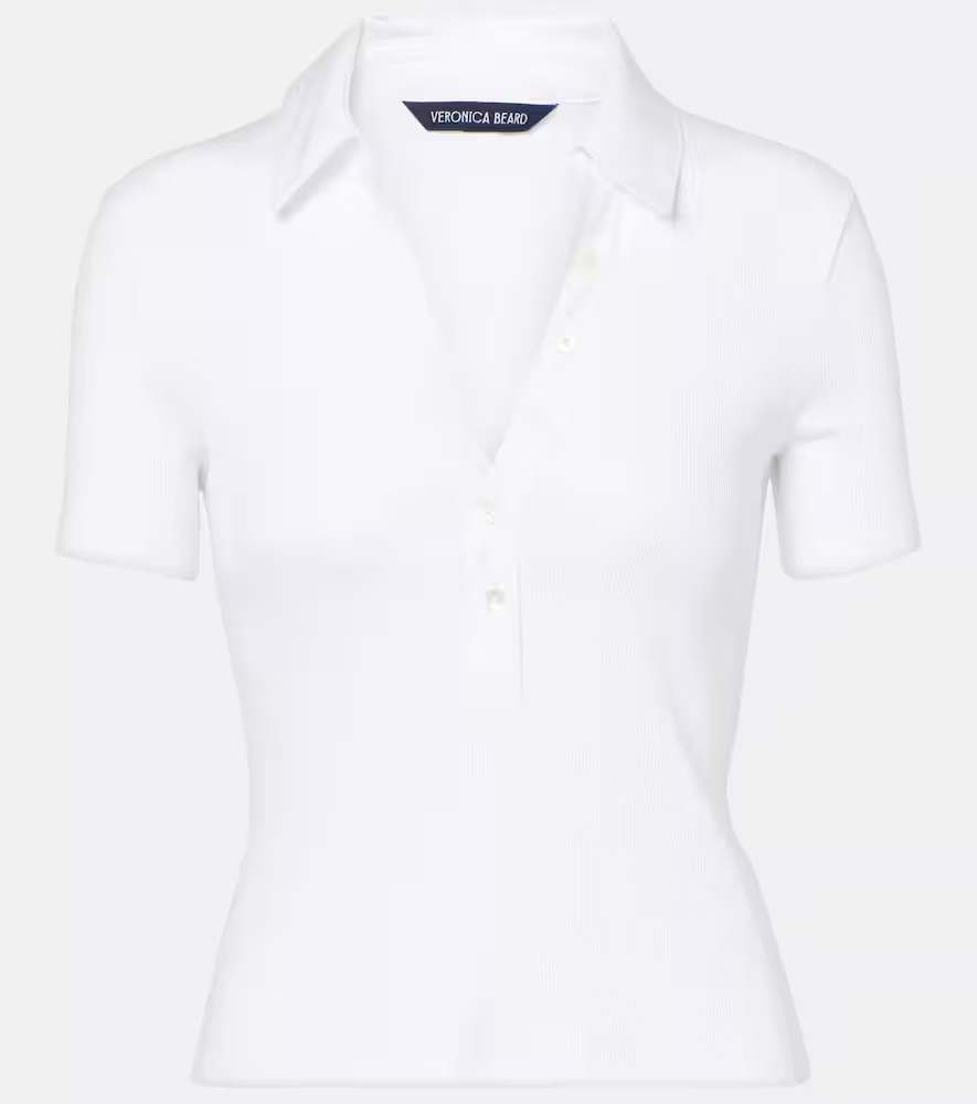 Veronica Beard Kearney cotton-blend top | Mytheresa (US/CA)