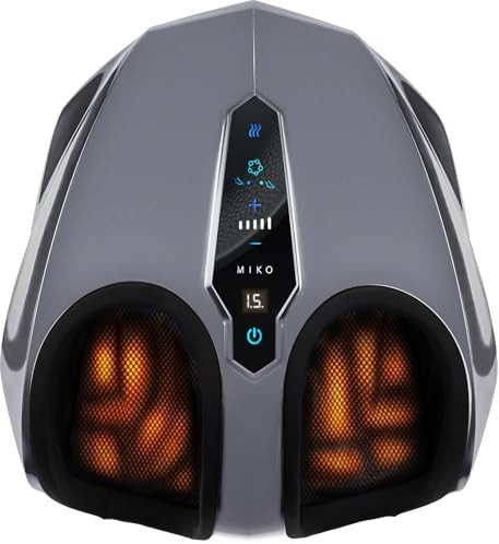 MIKO Foot Massager Machine with Deep-Kneading, Compression, Shiatsu, and Heat for Plantar Fasciit... | Amazon (US)