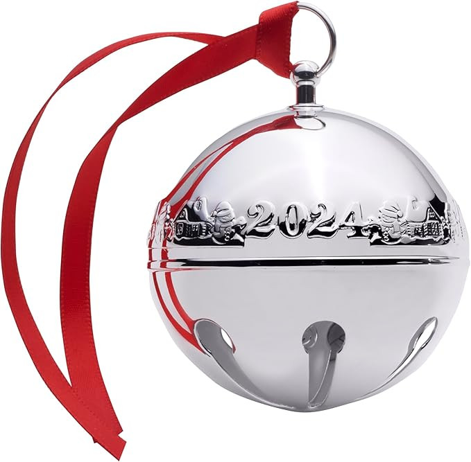 Wallace 2024 Silver Plated Sleigh Bell Ornament 54th Edition | Amazon (US)