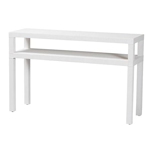 Bali & pari Gale Natural Grasscloth Console Table - Two-Tier Entryway Table with Open Shelf, Modern Coastal Accent Table for Living Room or Hallway | Amazon (US)