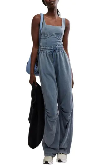 FP Movement by Free People FP Movement Inbound Stretch Cotton Jumpsuit in Skyline at Nordstrom Rack, Size Medium | Nordstrom Rack