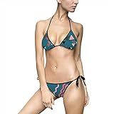 JJ Swim Wear Women's Bikini Swimsuit/Two Piece Swimsuit (S, Orange) | Amazon (US)