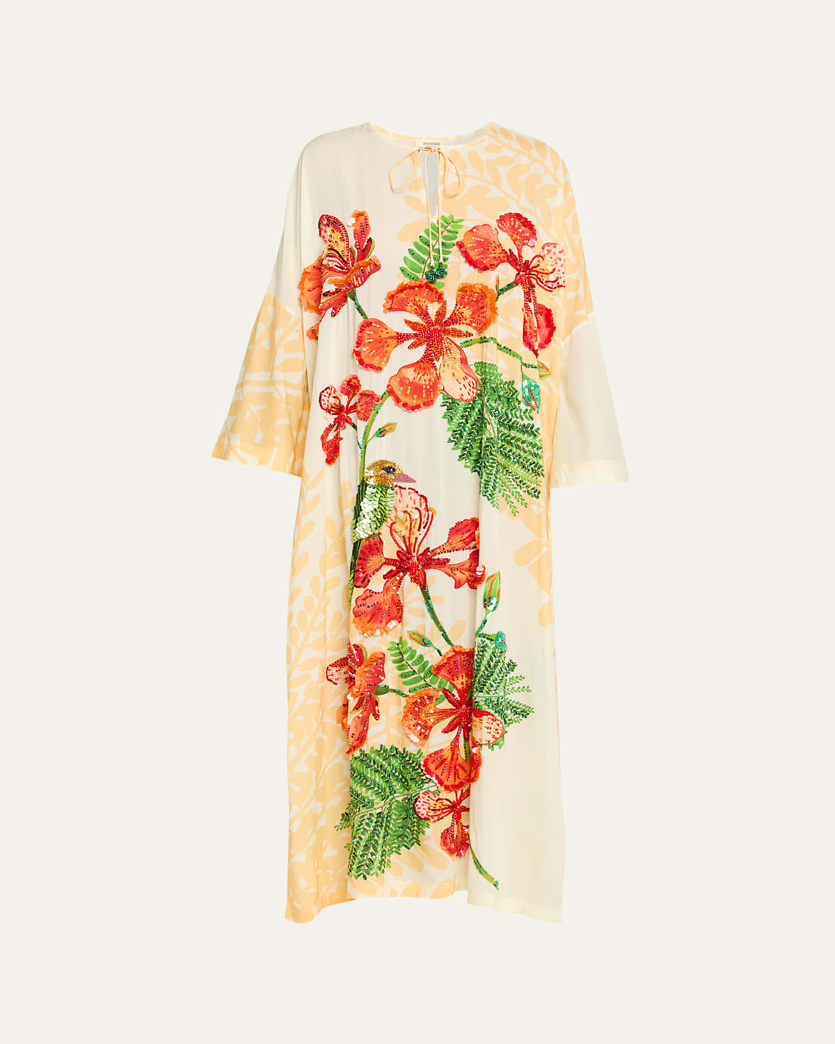 Hand-Beaded Gulm Kaftan | Bergdorf Goodman