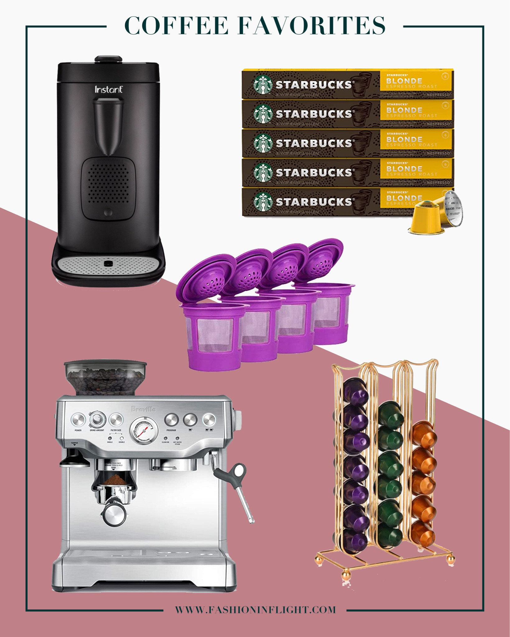 The way to my heart? Coffee. I’ve apparently reinstated my multiple cups per day habit, but how can I not with coffee this yummy? This machine has changed my coffee life making a quick k-cup or Nespresso latte possible all in one nifty place. But I still love my Breville for a weekend brew!

#LTKFind #LTKGiftGuide #LTKhome
