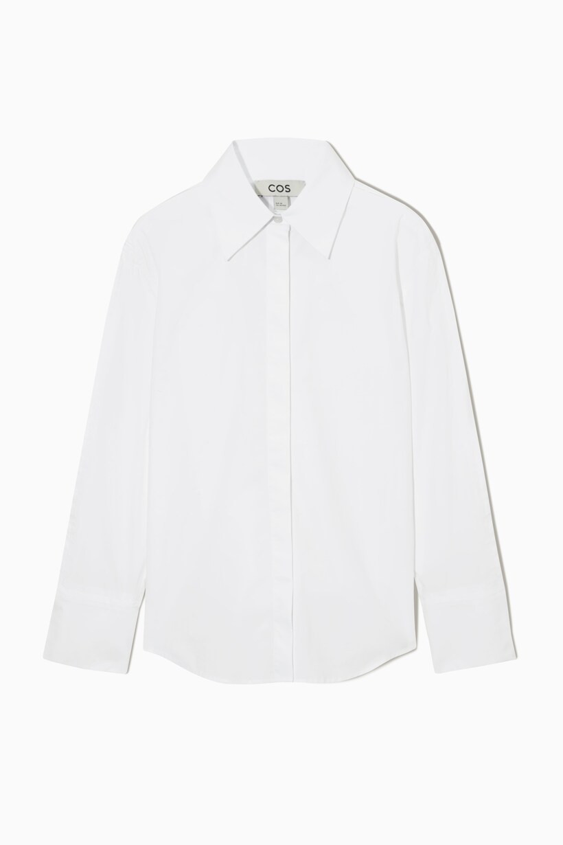 REGULAR-FIT SPLIT-SEAM SHIRT | COS (AU)