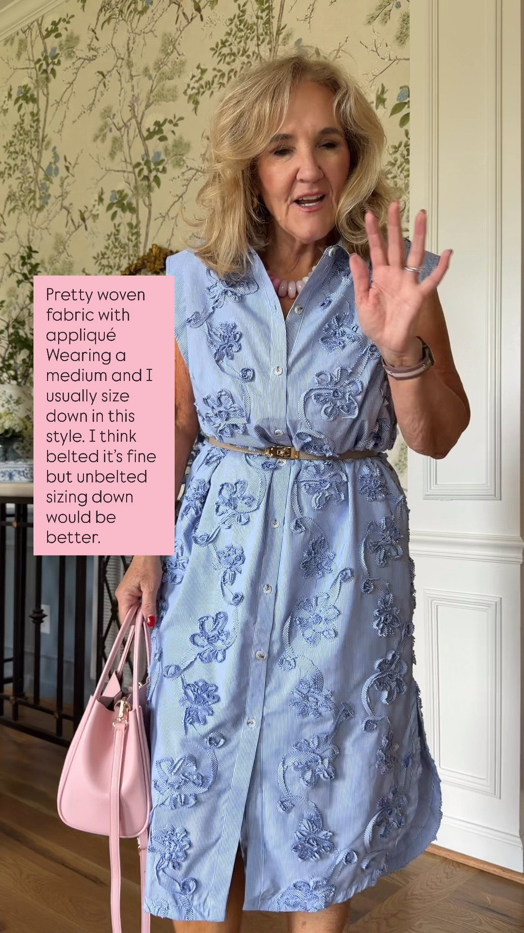 20% off code NANETTE20 I’m wearing a medium in this dress, but I would recommend sizing down to a small. This has a yellow version too. That’s really pretty.
Don’t miss the shoes bags and necklaces at Anthropologie too using my code NANETTE20

#LTKSaleAlert #LTKOver40 #LTKWedding