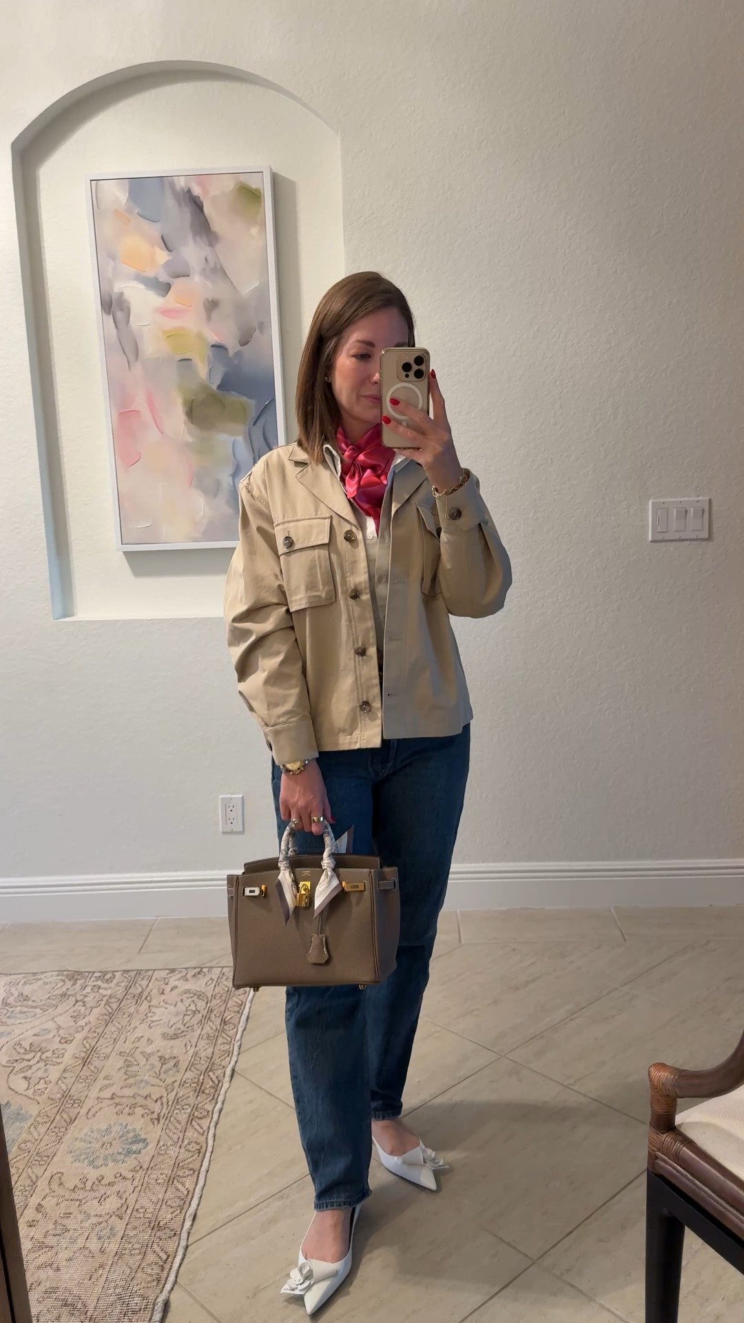 feeling ready for spring! @Anine Bing @Pistola Denim 

#LTKOver40 #LTKSeasonal #LTKootd