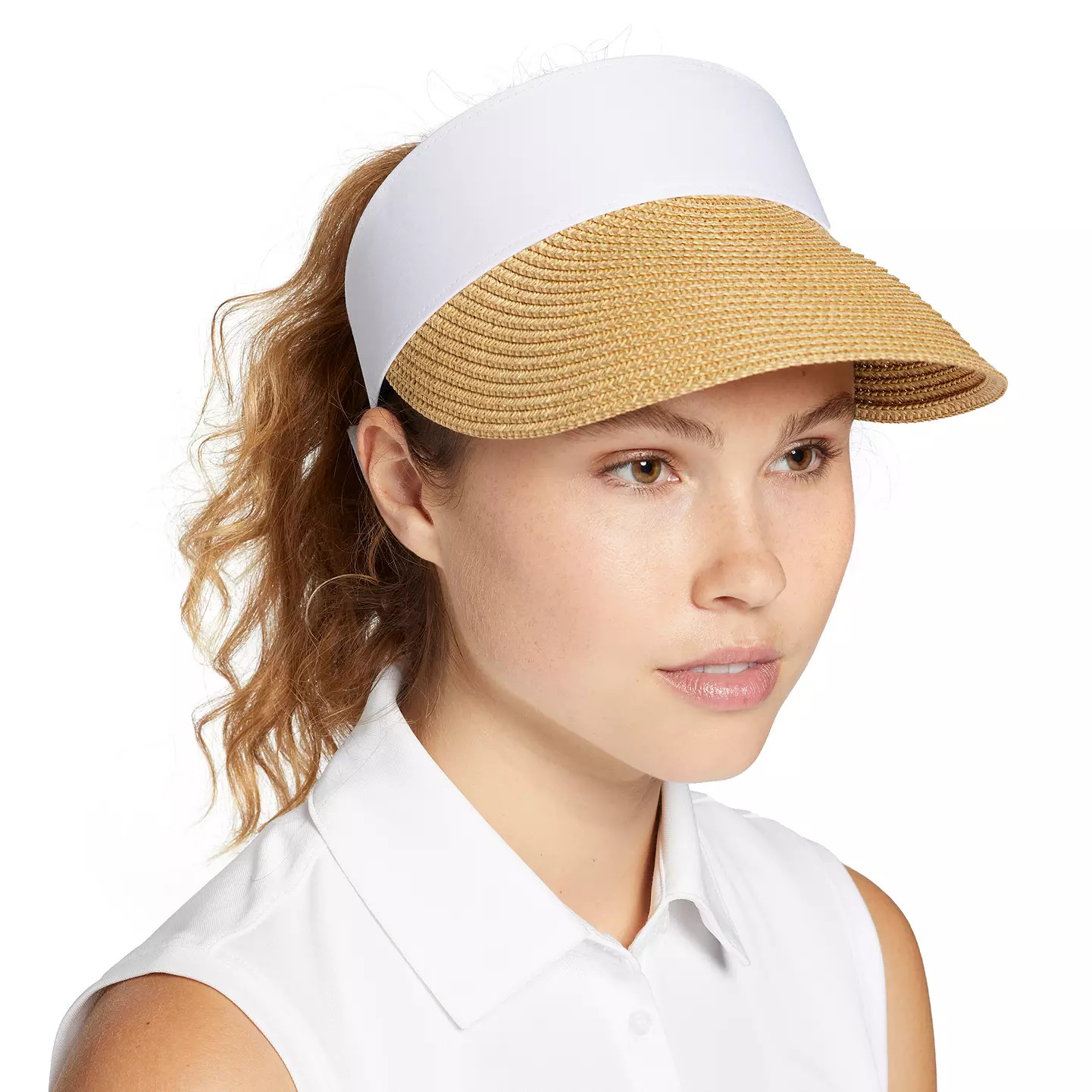Walter Hagen Women's Adjustable Straw Golf Visor | DICK'S Sporting Goods