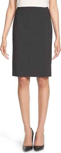 BOSS Vilea Tropical Stretch Wool Pencil Skirt | Nordstrom | Nordstrom