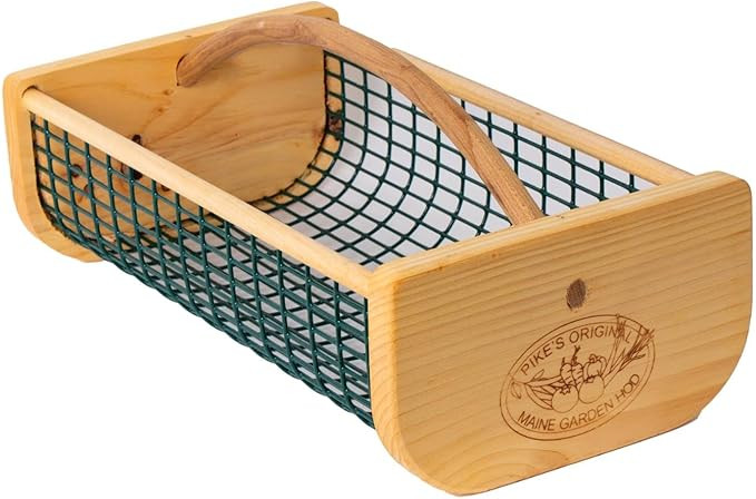 Maine Garden Hod Basket for Vegetable Gardening and Harvest Gathering or Farmhouse Decor, Pine an... | Amazon (US)