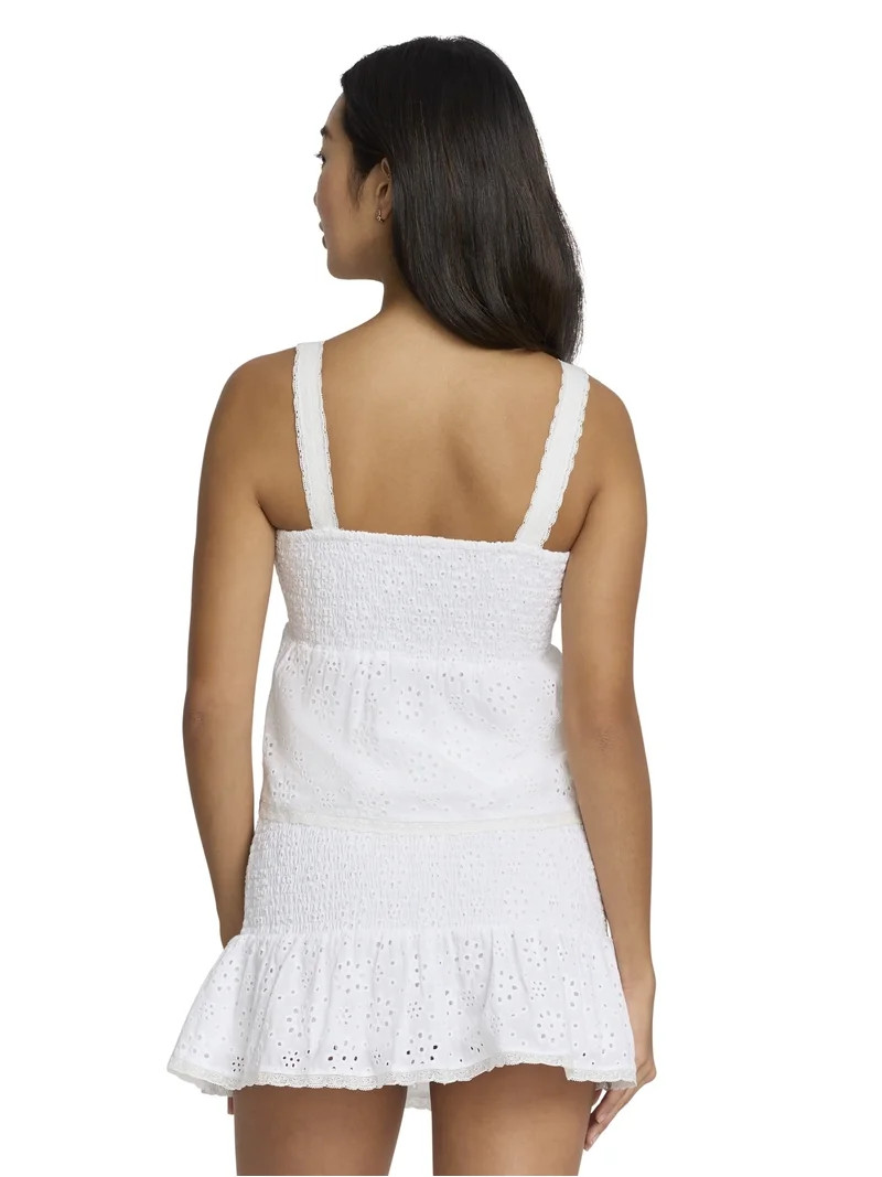 Mills by Millie Bobby Brown Women's Smocked Top, Sizes XXS-XXL | Walmart (US)